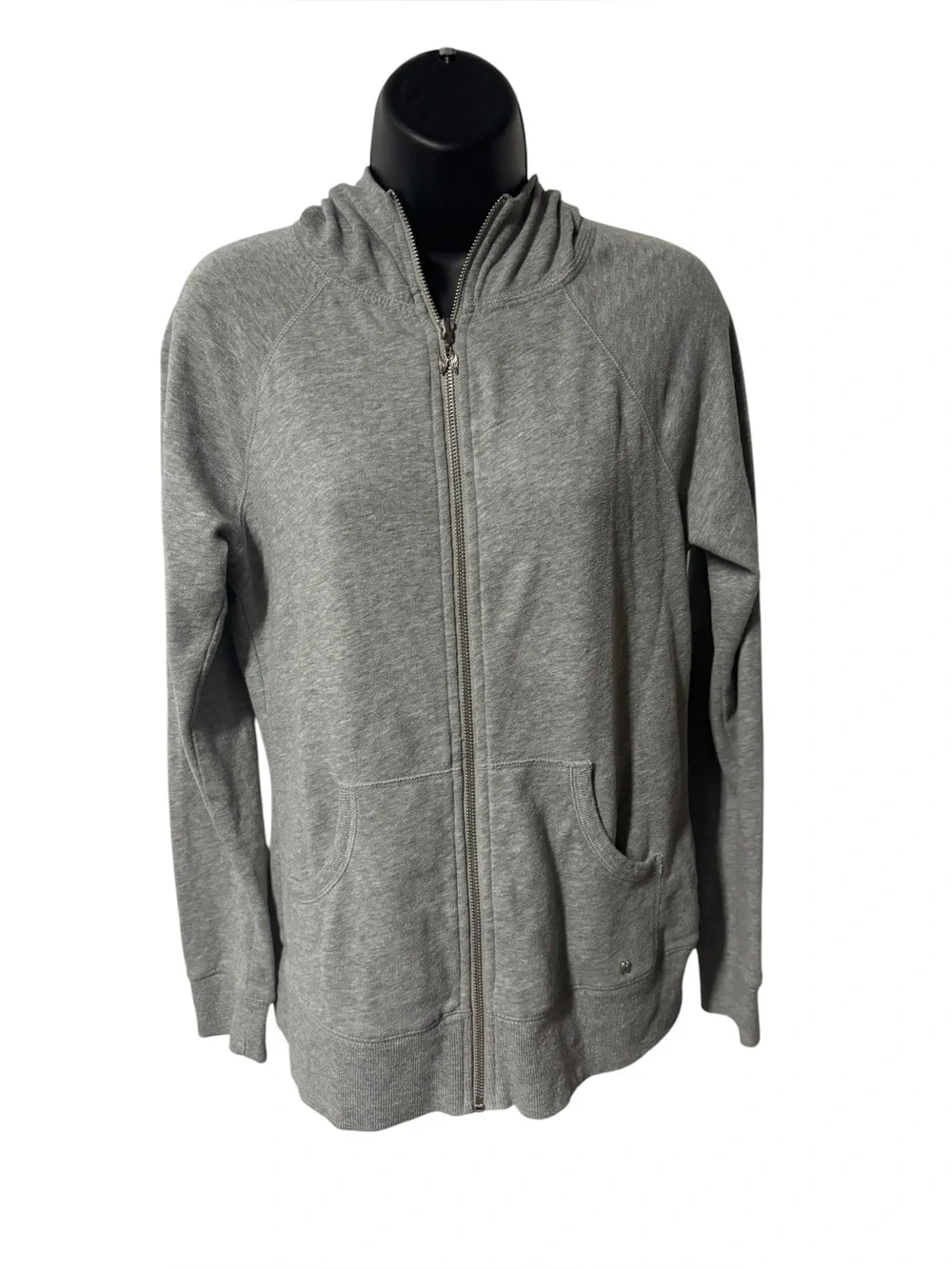 Victoria's Secret Gray Chicago Zip-Up Hoodie Sweatshirt with Bling